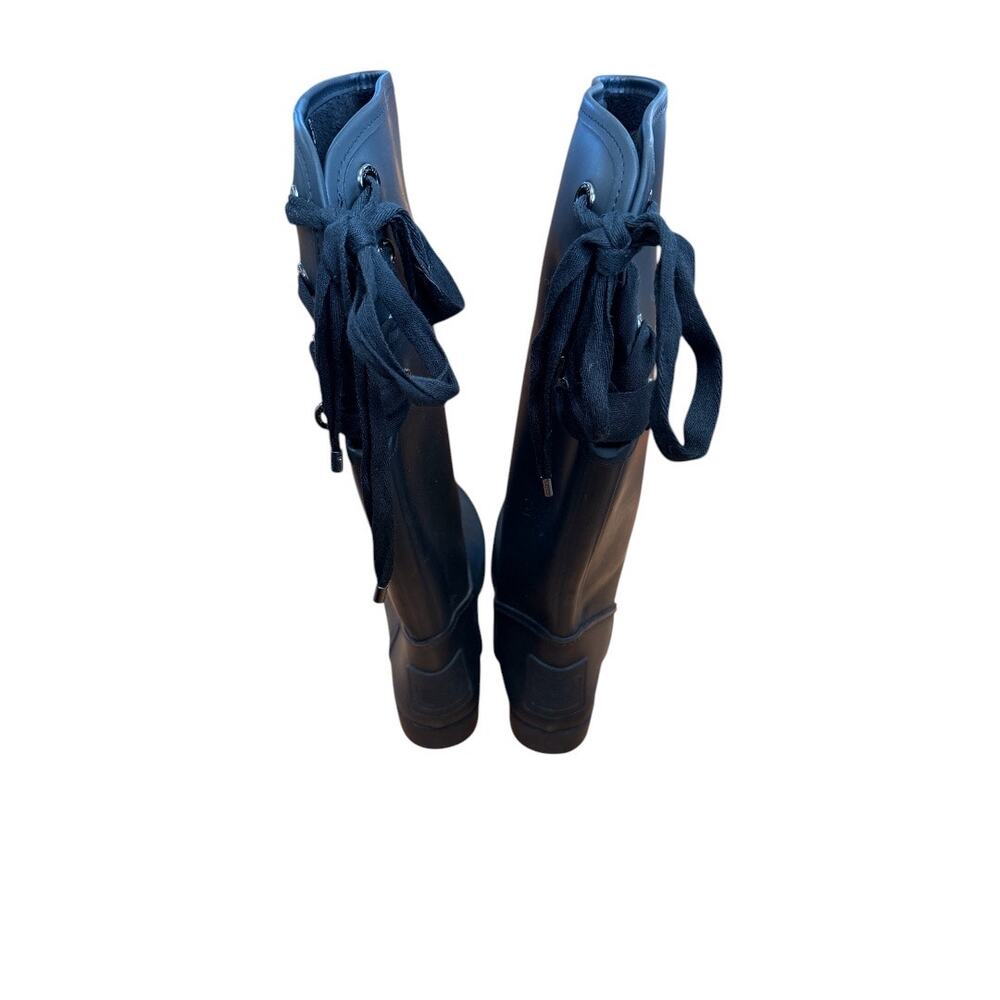 Coach Tristee Matte Black Tall Rain Boots - Picture 6 of 10